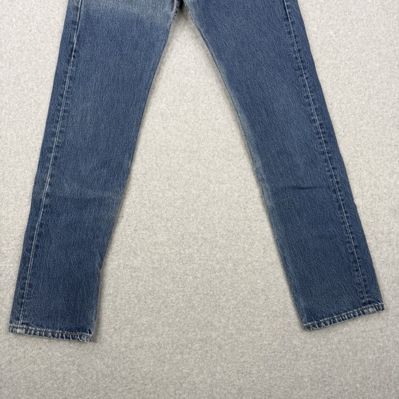Vintage Levis Jeans Womens Fits 26x30 Blue 501 Butty Fly 90s Denim Made In USA - Picture 4 of 16